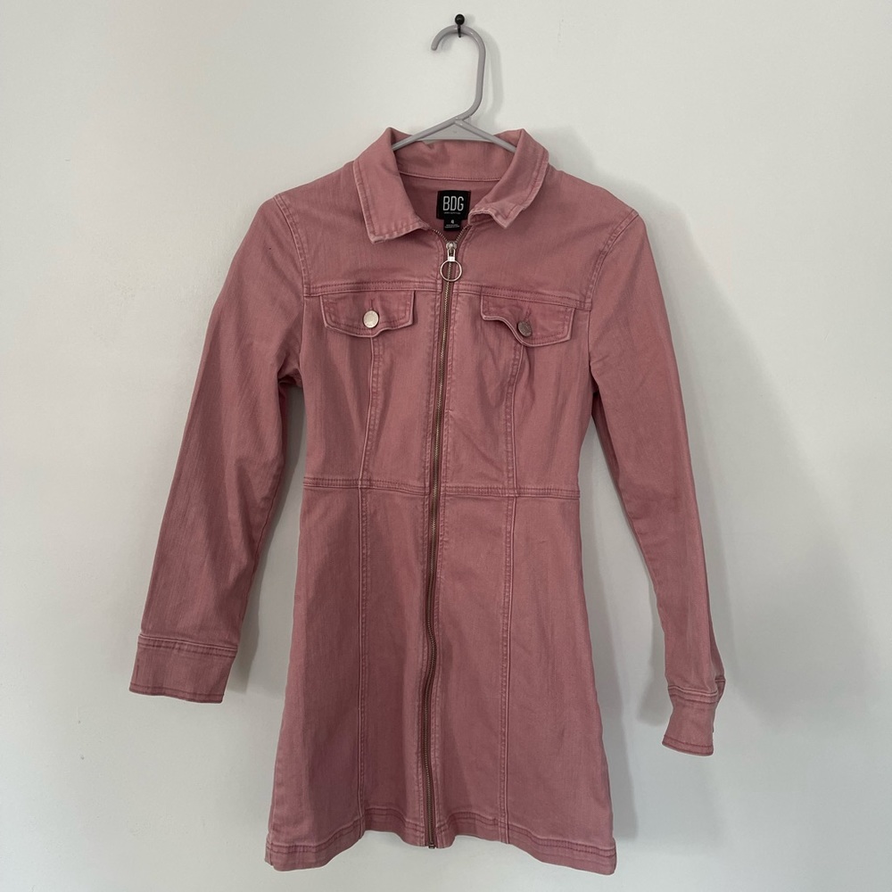 Bdg Denim Long sleeve Jacket Dress